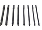 Estruturas de extensão de tubo de pescoço de ganso de metal flexível de óxido preto aço