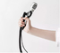 Galvanoplastia pedestal de microfone flexível de metal flexível dobrável 19 polegadas